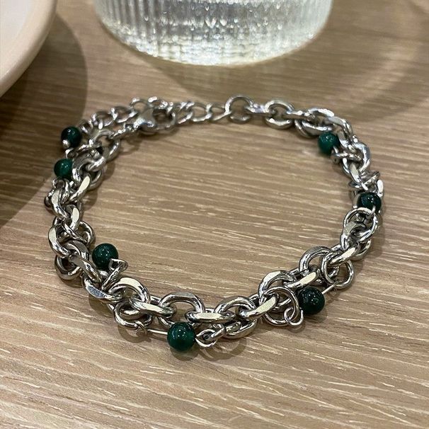 Unique Niche Deign Bracelet For Men Trendy In Cold Style Titanium Steel Non-Fading Hip-Hop Jewelry High-End_ipsvogv.com