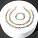 Men’s Jewelry Set Fashion Necklace Hip Hop 12mm Colorful Cuban Chain Rainbow Zircon Personality Trend Brand Men And Women Hip Hop Accessories_ipsvogv.com