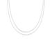 Double layer stacked Necklace ins cool wind Necklace simple Sterling Silver Necklace 2021 new female clavicle chain_ipsvogv.com