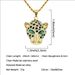 Hip Hop 3D Diamond Green Eyed Leopard Head Trendy Personality Necklace Accessories Pendant Jewelry_ipsvogv.com