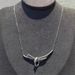 3D Inlaid Ribbon Knot Clavicle Luo Ying Same Style Bow Sweater Chain Design Sense Necklace Female Best Friend Gift_ipsvogv.com