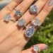 High carbon square s pure silver wedding ring, diamond pigeon egg light luxury, super sparkling carat_ipsvogv.com