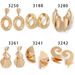 Personalized Metal Geometric Texture Hollow Female Irregular Twisted Smooth Earrings_ipsvogv.com