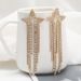 Seahorse shape star rhinestone tassel earrings butterfly big Drop earrings_ipsvogv.com