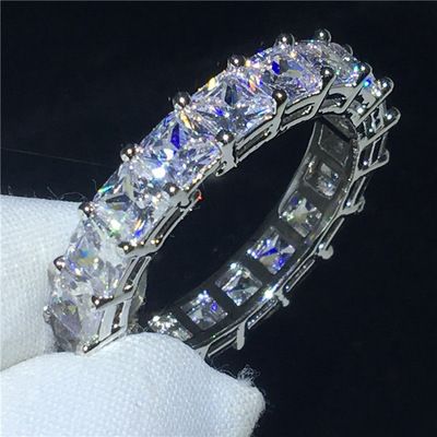 hot selling full diamond square diamond zircon ring fashion ladies peach heart diamond wedding diamond ring gift jewelry_ipsvogv.com