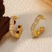 Women’s Jewelry Set Fashion Titanium Steel Diamond Cuban Chain Earrings Men And Women Personality Trend Jewelry Earrings Hot Products Recommended_ipsvogv.com