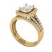 Sanjie Gold Popular Jewelry Hot Selling Handmade Exquisite Square Zircon Ring_ipsvogv.com