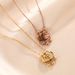 Chinese Style Internet Celebrity Titanium Steel Necklace, Feminine Temperament, Lucky Character, Long Life Lock Pendant,_ipsvogv.com