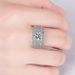 Exaggerated Full Diamond Fashion With Live Mouth Korean Edition Big Men's Ring Jewelry_ipsvogv.com