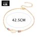 Jewelry Minimalist Ethnic Style Seashell Necklace, Versatile For Women's Personality, Contrasting Color Beige Beads,_ipsvogv.com