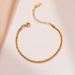 Minimal All Star Bracelet Female ins Style Small Design Sense Net Red Sparkling Fried Dough Twists Chain Titanium Steel_ipsvogv.com