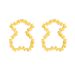 Women's Jewelry Set Fashion 304 Stainless Steel Bear Set Hollow Versatile Bear Women's Necklace Jewelry_ipsvogv.com