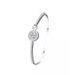 Super Flash Round Zircon Bracelet, Simple And Versatile Temperament Plain Ring Bracelet._ipsvogv.com