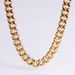 Men's Jewelry Hip Hop Jewelry Stainless Steel Polished Four Sided Grinding Necklace Cuban Chain Necklace_ipsvogv.com