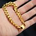 Trendy 10mm Cuban Titanium Steel Hot Selling Hip Hop Personality Versatile Fashion Men's Bracelet_ipsvogv.com