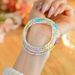 Shell Necklace Macaron Candy Colored Round Small Rice Beads Fresh, Sweet, Fashionable Collarbone Sweater Chain_ipsvogv.com