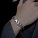Titanium Steel Cuban Trendy Ins Style Thick Bracelet Men's Jewelry Buckle Chain Polished Punk Hand Accessories_ipsvogv.com