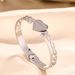 Netizen Same Style Titanium Steel Color Preserving Personalized Heart Shaped Letter Fashion Simple Bracelet Temperament_ipsvogv.com
