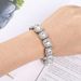 Men's square versatile fashion Cuban necklace hip hop square rhinestone gemstone necklace men and women jewelry_ipsvogv.com