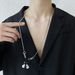 Anti Drop Chain Anti Lost Trendy High End Trendy Unisex Triangle Label Bluetooth Headset Necklace_ipsvogv.com