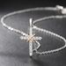 Unisex hot selling full zircon cross pendant necklace for women color separated electroplating new jewelry_ipsvogv.com