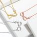 hot selling 8 character love infinity necklace high end simple Mobius infinity symbol necklace_ipsvogv.com