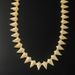 Hip hop domineering rap men's full diamond geometric water droplet alloy necklace trendy bouncing collarbone chain_ipsvogv.com