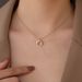 Women's Jewelry S925 Silver Three Ring Necklace Clavicle Chain Ins Style High Grade Sense Ring Niche Design Pendant_ipsvogv.com
