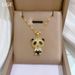 Cute Rhinestone Panda Pendant Necklace For Women Crystal Sweater Necklaces Jewelry Accessories Christmas Gift_ipsvogv.com
