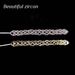 Fashionable trendy rhinestone dreadlocks headband trendy ladies hip hop personality braided rhinestone hairpin Head_ipsvogv.com