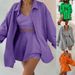 Women's clothing long sleeved jacket shorts vest three piece sports casual sweater suit_ipsvogv.com