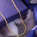 Fashion simple street simple twist chain partner husband gift box card packaging long necklace 60cm_ipsvogv.com