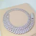 Passed Vvs Test Hip Hop Jewelry Necklace 15mm GRA Ice Out Moissanite Dia Cuban Chain Popular With Rappers_ipsvogv.com