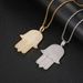 Men's Jewelry High Quality Dadima's Hand Necklace Pendant Micro Inlaid Zircon Hip Hop Fashion Personality Necklace Jewelry_ipsvogv.com