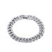 Designer Alloy Hip-hop Style Cuban Bracelet With Zircon Bracelet, Punk Thick Chain Bracelet, Trendy Men's Trendy Women's Exaggerated Jewelry_ipsvogv.com
