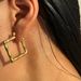 Spot Factory Fashionable Niche Ins Titanium Steel Retro Diamond Bamboo Earrings_ipsvogv.com
