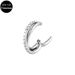 G23 Titanium 1.2*8/10mm Double Cross Nose Ring Piercing Jewelry Piercing Jewelry_ipsvogv.com