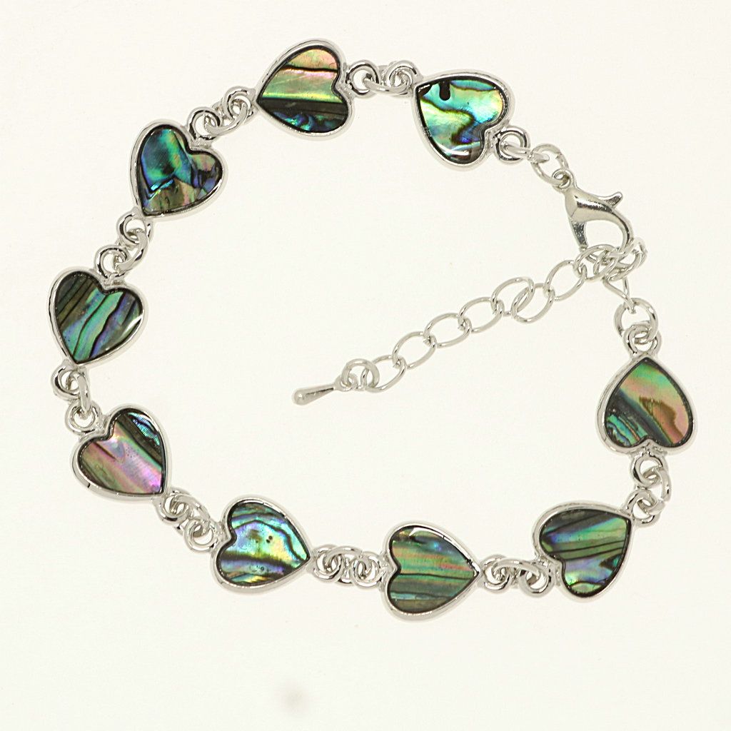 Love Butterfly Jewelry Abalone Shell Alloy Bracelet Fashion Handmade_ipsvogv.com