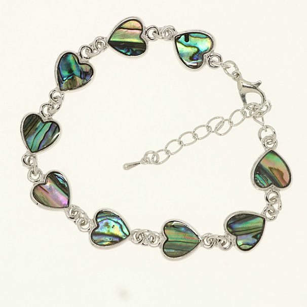 Love Butterfly Jewelry Abalone Shell Alloy Bracelet Fashion Handmade_ipsvogv.com