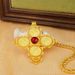 Ethiopian Cross Jewelry Pendant Gold Eritrean Traditional Wedding_ipsvogv.com