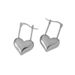 Fashionable Stainless With Irregular Heart-shaped Elements And High-end Titanium Steel Earrings For Women_ipsvogv.com