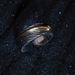 Chiba Handmade Thai Silver "Meteor" Ring For Men's Starry Sky Series Gifts To Boyfriends Trend_ipsvogv.com