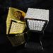 Unisex Diamond Studded Men's Ring With Exaggerated Personality And Large Square Hip Hop Trendy Cool Ring Hip Hop Trendy Hand Jewelry_ipsvogv.com