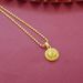 Cone Design Gold-plated Necklace Pendant Earring Ring Three Piece Jewelry Set_ipsvogv.com