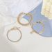 New Fashionable Minimalist Gold Thick Thin Chain Lock Pendant Set Of 3 And Bracelets_ipsvogv.com