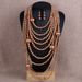 Fashionable And Exaggerated Multi-layer Pearl Necklace Set With Long Sweater Chain Accessories 6050_ipsvogv.com