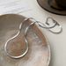 Niche High-end Texture Neutral Blade Snake Bone Necklace Plain Chain Summer Men's And Women's Ins Necklaces Do Not Fade_ipsvogv.com