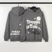 Women's Clothing high street hip hop Travis retro distressed trapped in time foam printed hoodie sweatshirt_ipsvogv.com