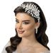 Elegant Handmade Crystal Hair Comb For Women - Perfect For Weddings, Parties, And Special Occasions - Floral Design With Sparkling Rhinestones_ipsvogv.com