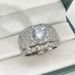 Group Set With Full Diamond Men's Luxury Silver Ring_ipsvogv.com